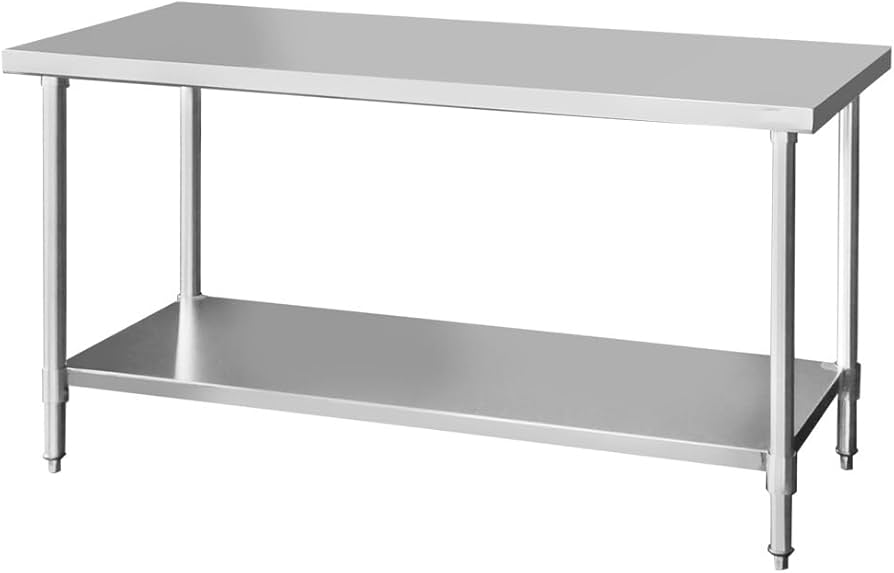 Amazon.co.jp: ステンレス 作業台 業務用 調理台 厨房 1500×600×800 板