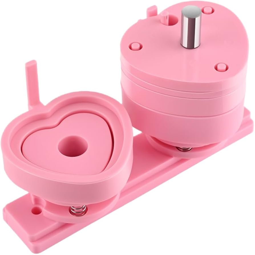 Amazon | 【ハート形】 缶バッチマシーン専用58mm金型 ハート形 缶