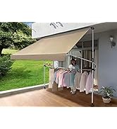 Amazon | リビングアウト(Living Out) 物干し竿付きオーニング 日よけ