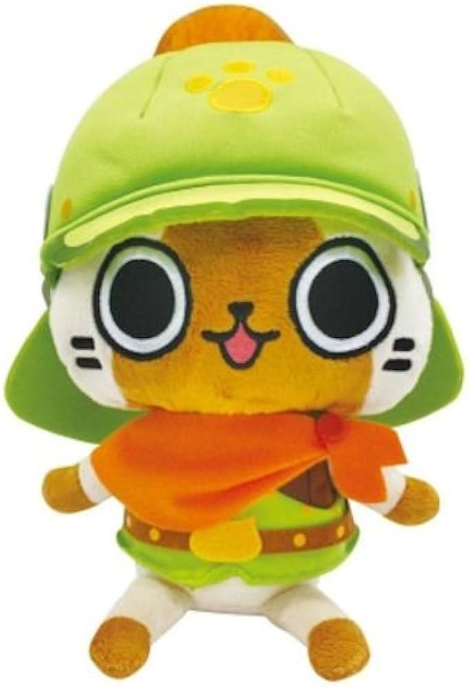 Amazon.co.jp: モンスターハンター オトモアイルー着せ替えぬいぐるみ