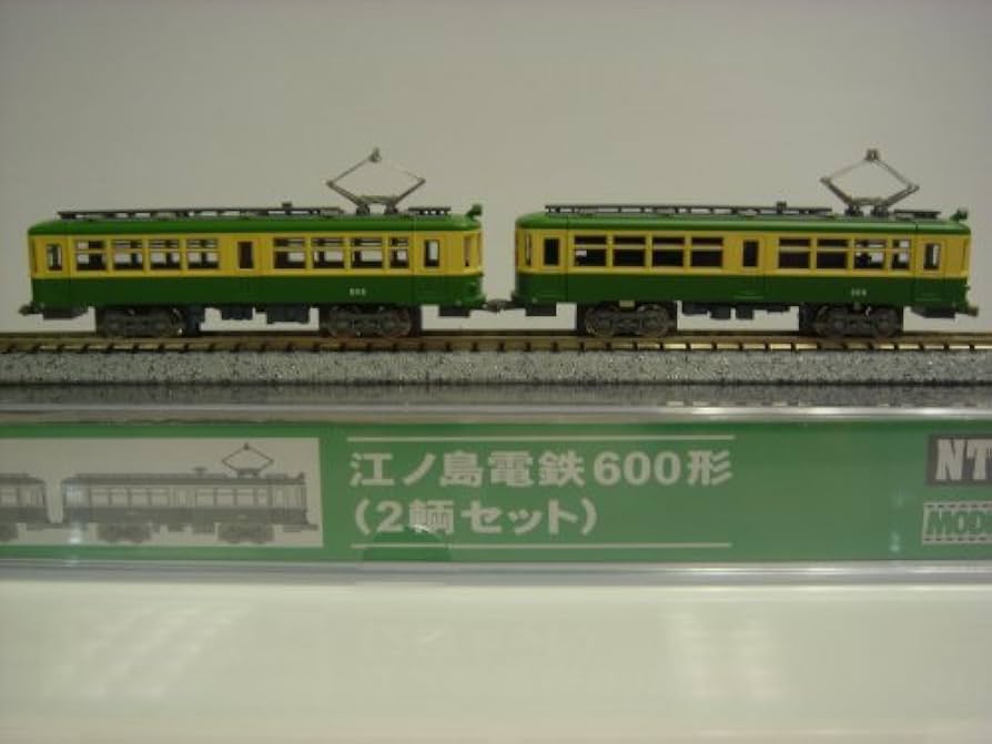Amazon.co.jp: MODEMO 江ノ島電鉄 600形 (2輌セット) モーター車 : Hobbies