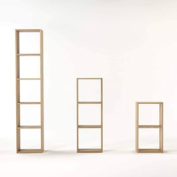 Amazon｜無印良品 スタッキングシェルフ・3段・オーク材 幅42×奥行28.5