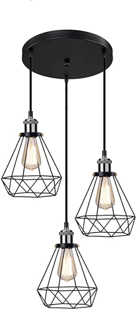 Amazon.co.jp : ペンダントライト 3灯 LED電球付き 吊り下げ照明
