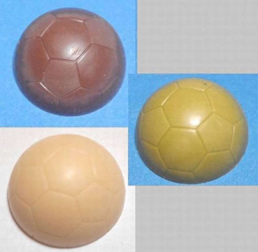 Amazon.co.jp: PC使用チョコレートモールド（サッカーボール型