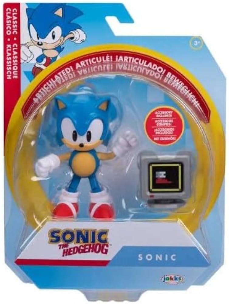 Amazon.co.jp: ソニック・ザ・ヘッジホッグ 4インチ 可動式アクション
