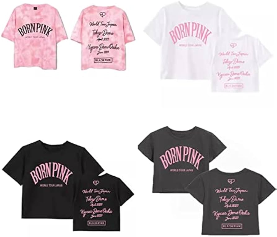 Amazon.co.jp: ブラックピンク Tシャツ 半袖 2023 ワールドツアー 東京