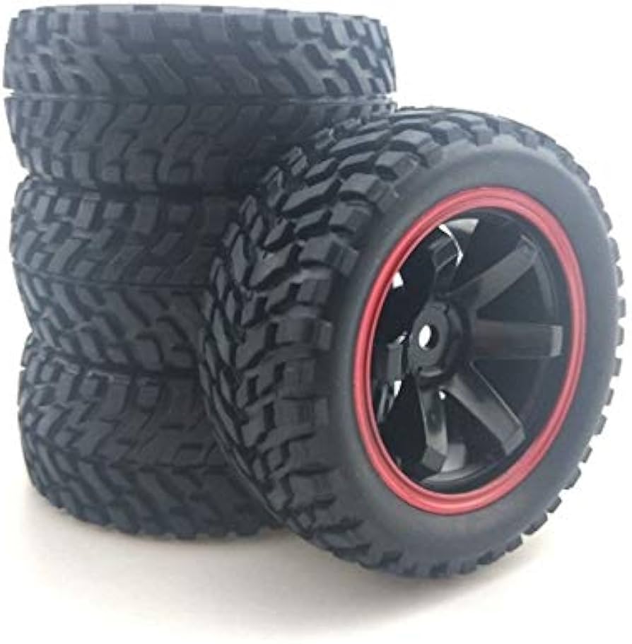 Amazon | Katigan 1:10ラリーカー75mmゴム製タイヤおよびホイールリム