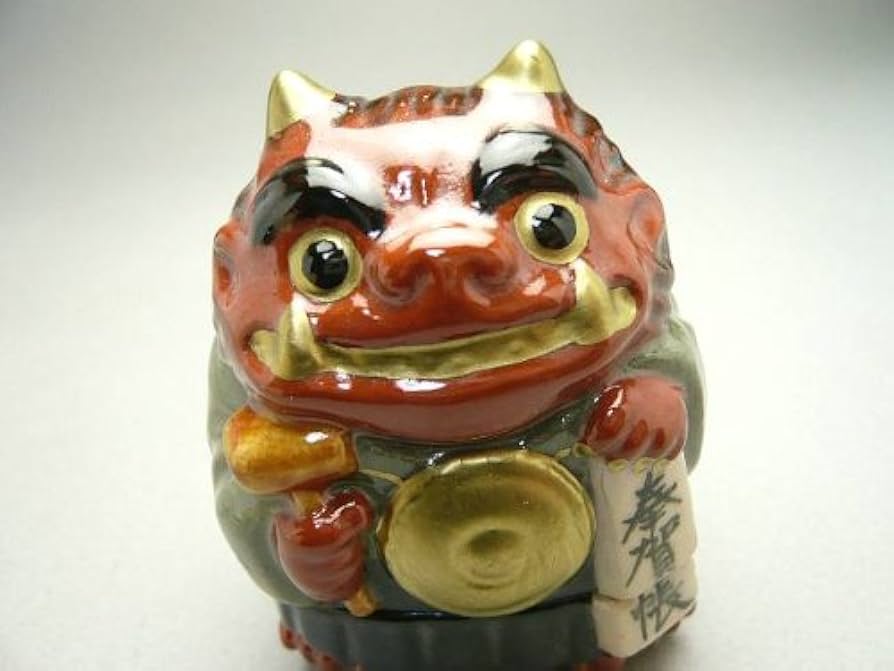 Amazon | 鬼の念仏香合 桂楽 | 京焼清水焼 | 香合・塗香入れ