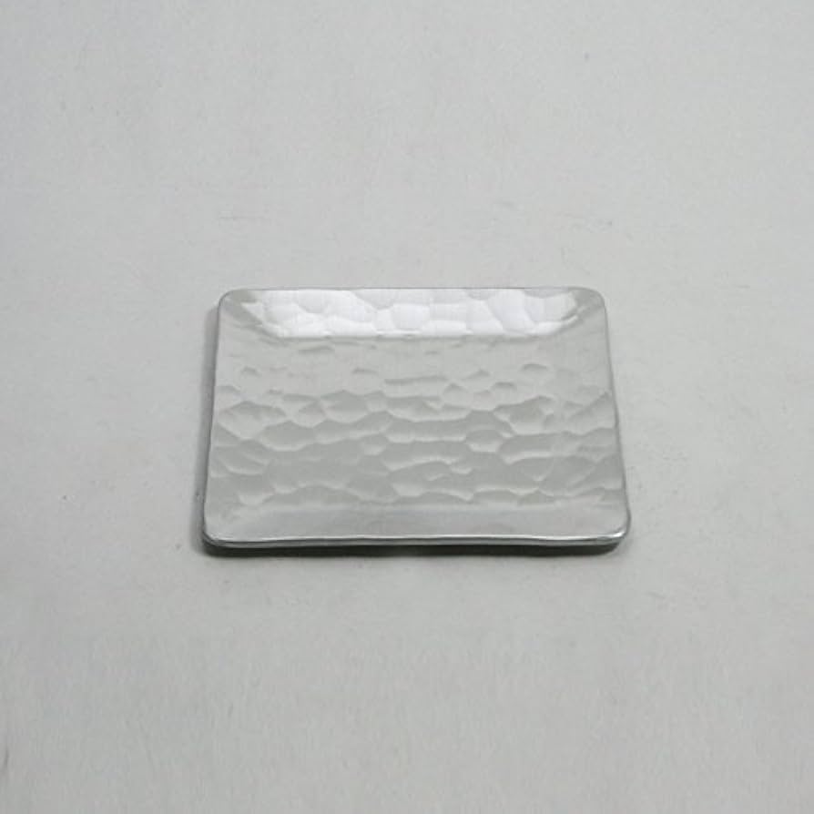 Amazon | 鍛金工房WESTSIDE33 京都の名工 寺地茂 作 アルミ角皿 12cm