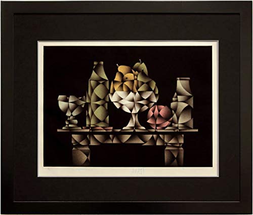 Amazon.co.jp: マリオ アバチ 『LA MAUBEUGEOISE』 メゾチント(銅版画