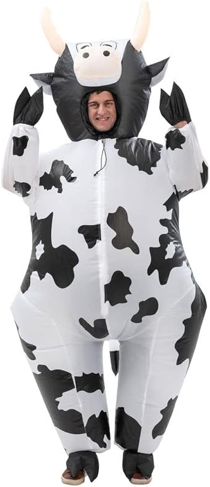 Amazon | [guangli] 牛 コスプレ 着ぐるみセット コスチューム 牛姿