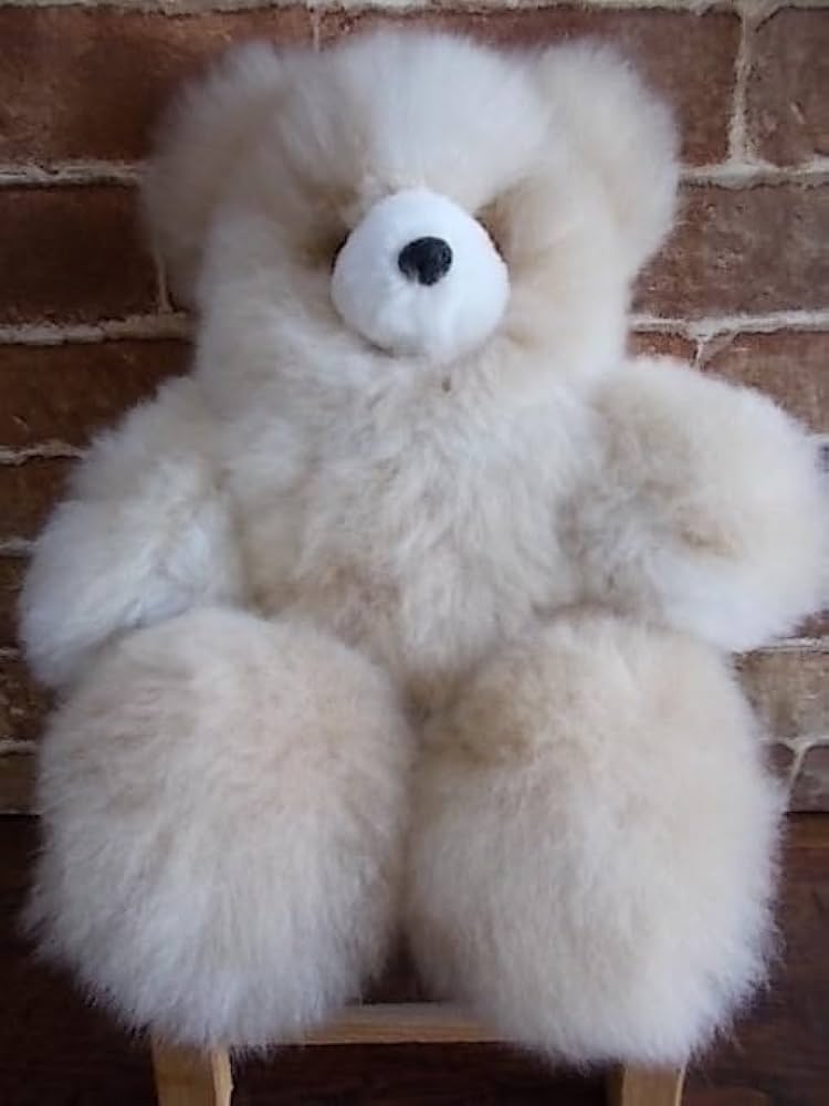 Amazon.co.jp: ベビー アルパカ毛 クマ 熊 ぬいぐるみ ペルー L+