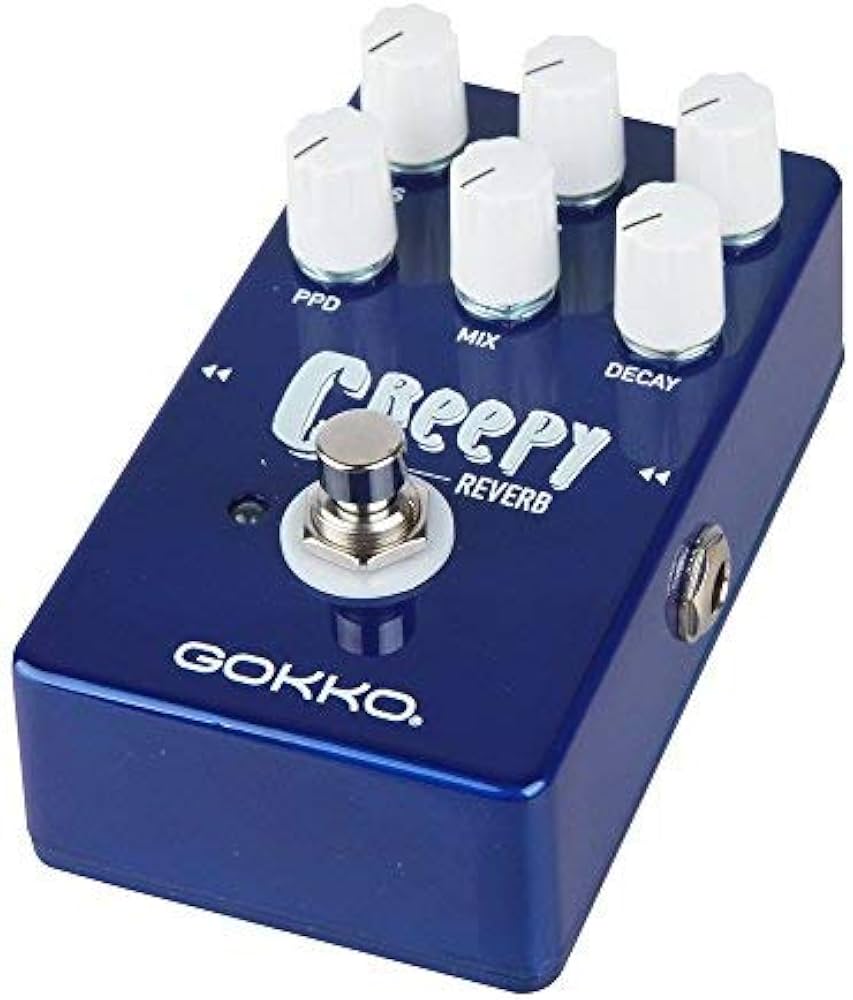 Amazon | GOKKO 多機能リバーブ ペダル ギターエフェクター GK-26