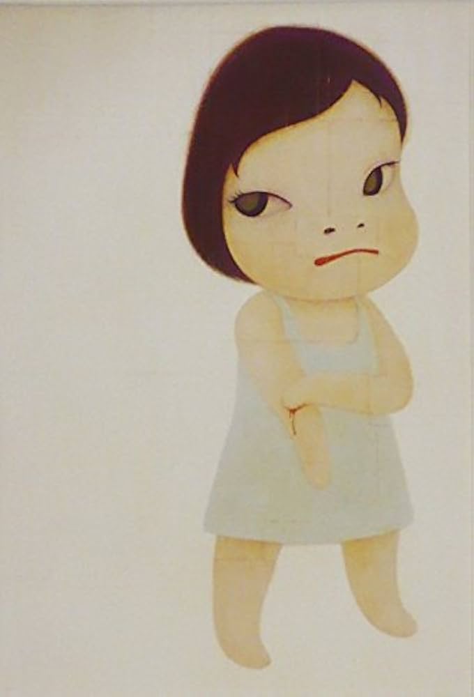 Amazon.co.jp: ◇奈良美智◇【slight fever】アートプリント◇額装品