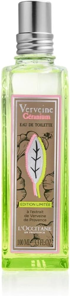 Amazon.com: L'OCCITANE Verbena Geranium Eau de Toilette 3.30 fl oz