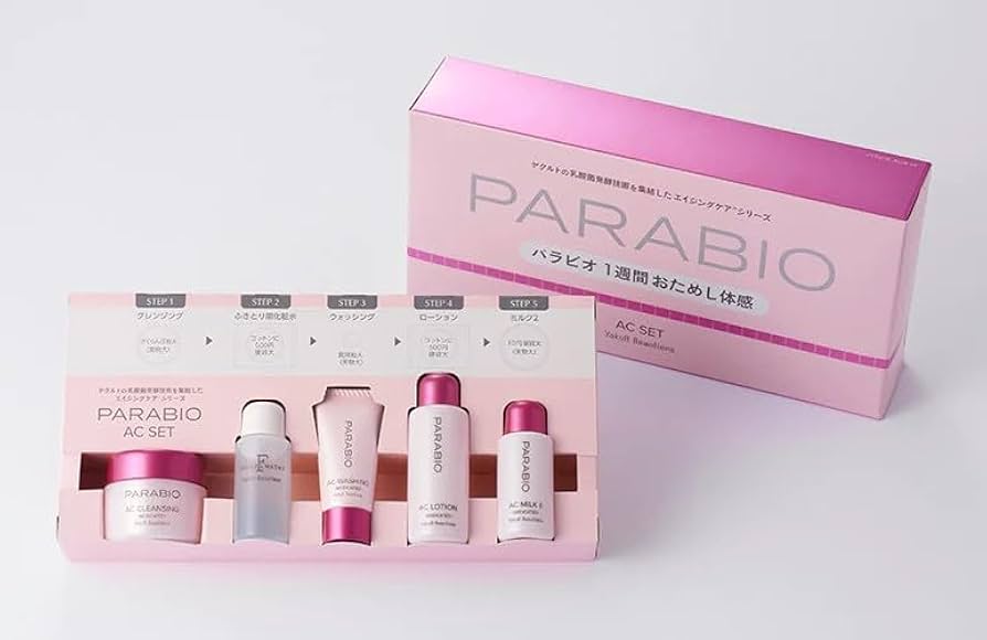 PARABIO AC LOTION & AC MILK II セット PARABIO AC MILK II & AC