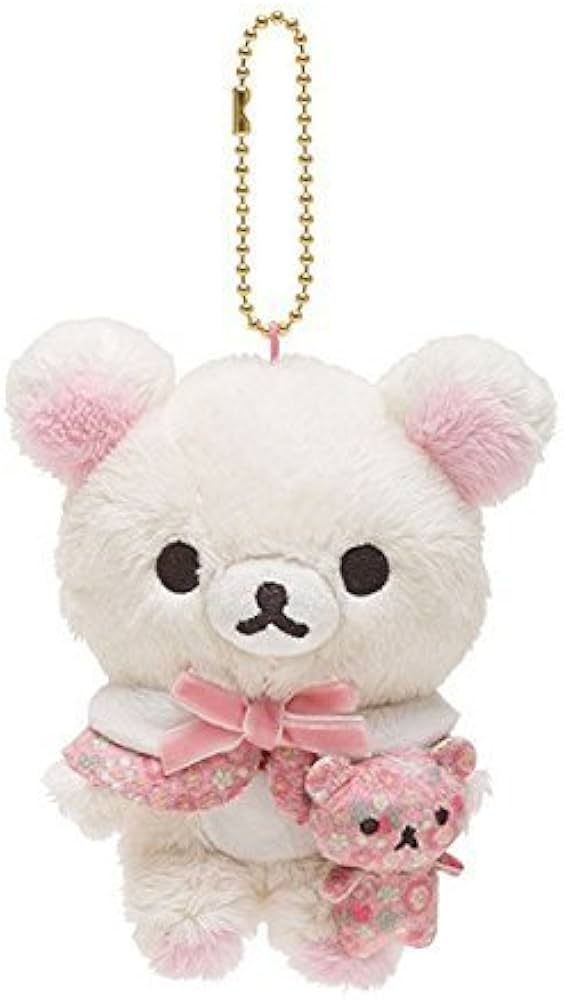 Amazon.co.jp: リラックマ ストロベリーフラワーぶらさげぬいぐるみ