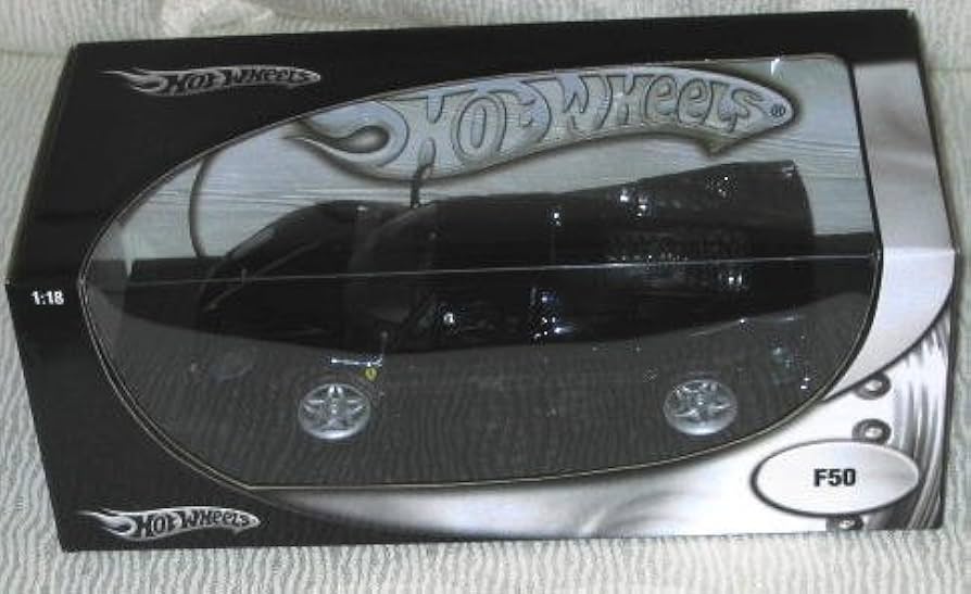 Amazon.co.jp: 1/18 Mattel Hot Wheels Ferrari F50 BLACK : おもちゃ