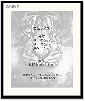 Amazon.co.jp: 見事な墨絵の躍動感！ ISSEY HONDA 能楽 絵画 般若 額絵