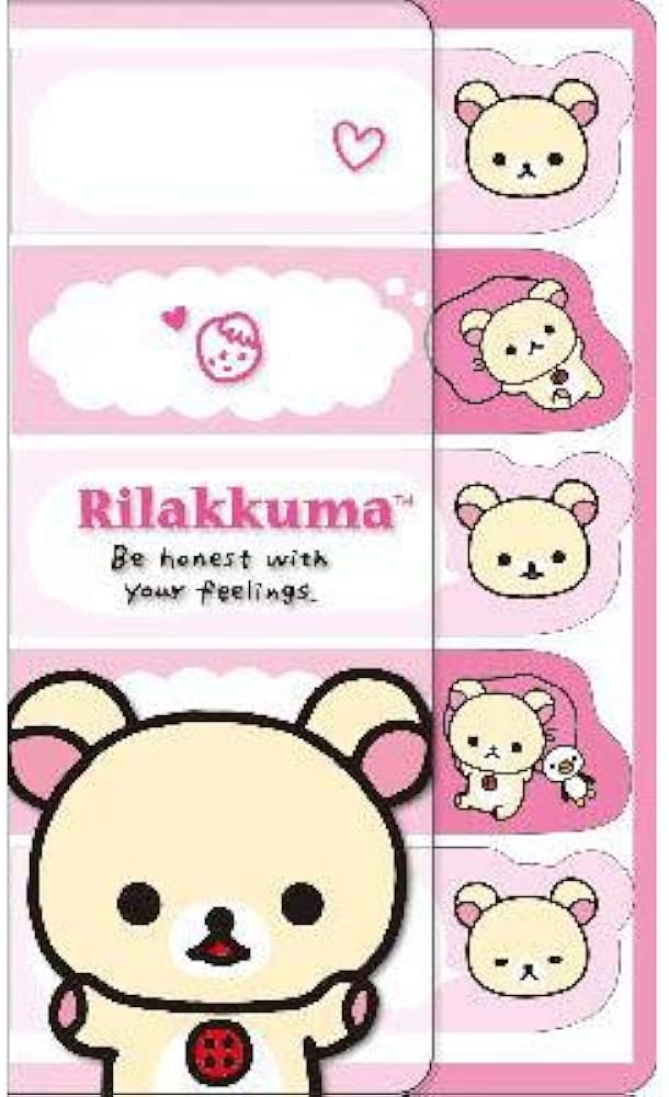 Amazon.co.jp: 【リラックマ】インデックス付箋メモ（コリラックマ