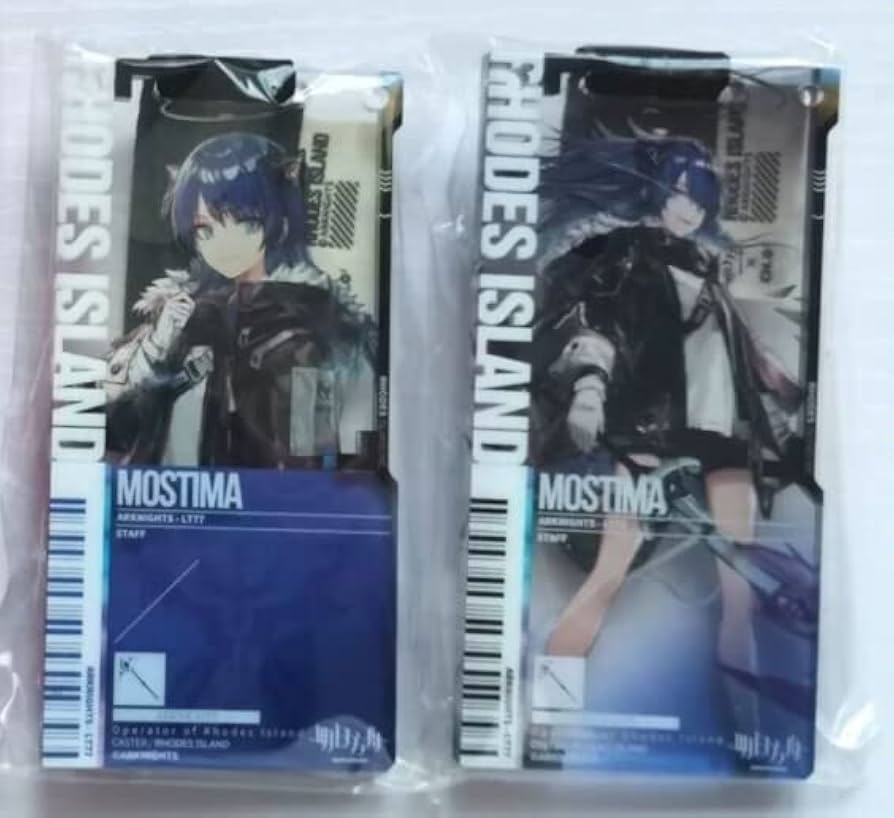 Amazon.co.jp: アークナイツ 通行認証 モスティマ 昇進前/昇進後 2種