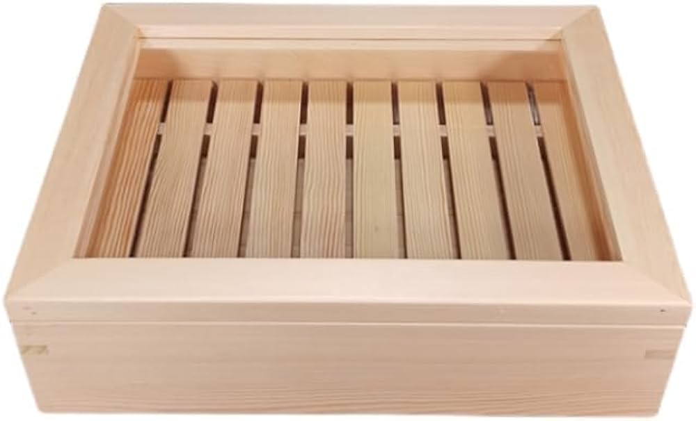 Amazon.co.jp: 大 ネタ箱 目皿 アクリル製 フタ付飲食店 寿司屋