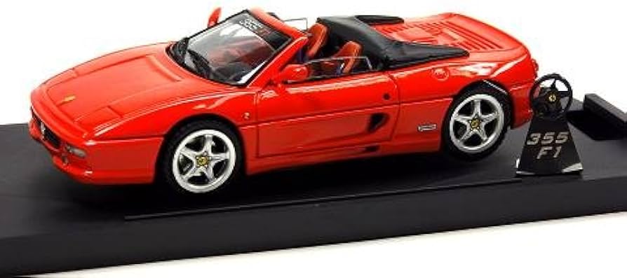 Bang 1/43 Ferrari F355 Spider F1 Street (Racing red) : Amazon.co