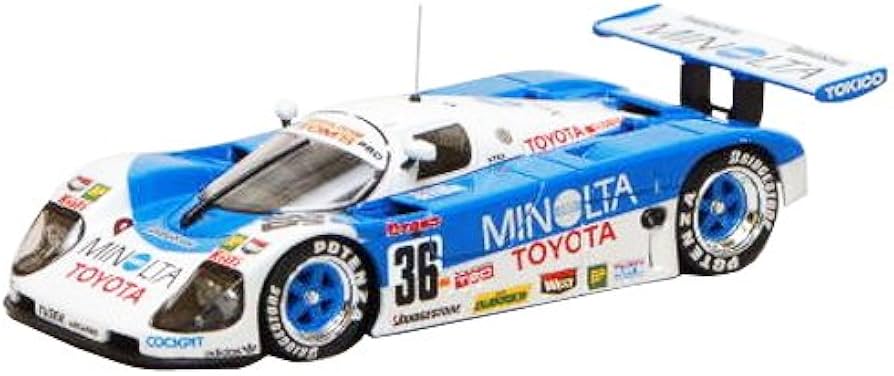 Amazon | Q-MODEL 1/43 TOYOTA 90C-V No36 1990 LM 完成品 | ミニカー