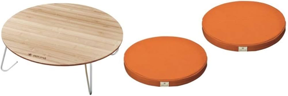 Amazon | スノーピーク (Snow Peak) のんびりお座敷セット (ちゃぶ台竹