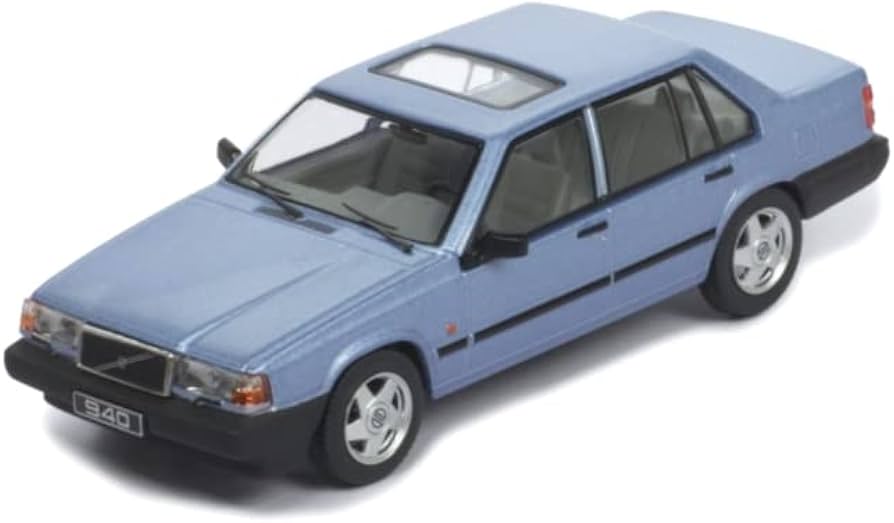 Amazon | イクソモデル ボルボ 940 ターボ 90 メタリックライトブルー