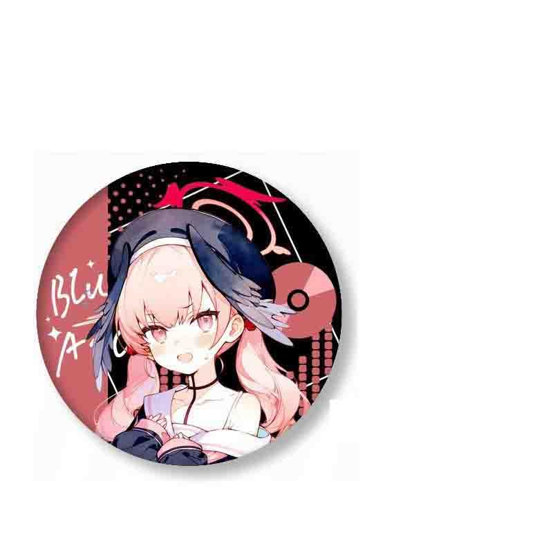 Amazon.co.jp: ブルーアーカイブ 缶バッジ ブローチ バッジ 6個セット