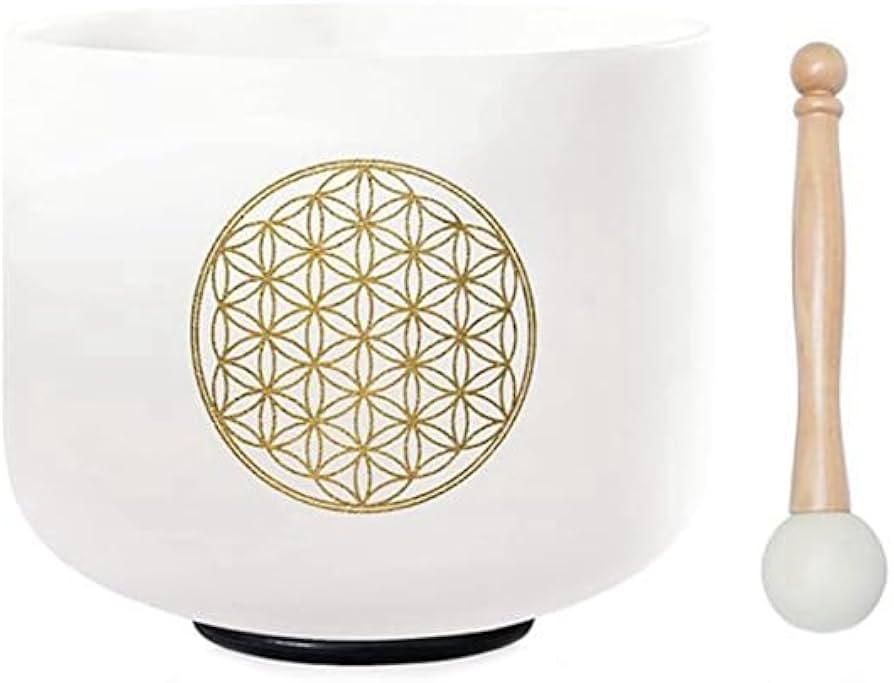 Amazon.co.jp: Haskoss 528HZ 8インチ 生命の花クリスタルシンギング