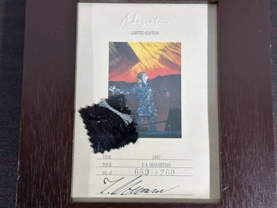 Amazon.co.jp: TM NETWORK 宇都宮隆 ファンクラブ限定 衣装生地 直筆