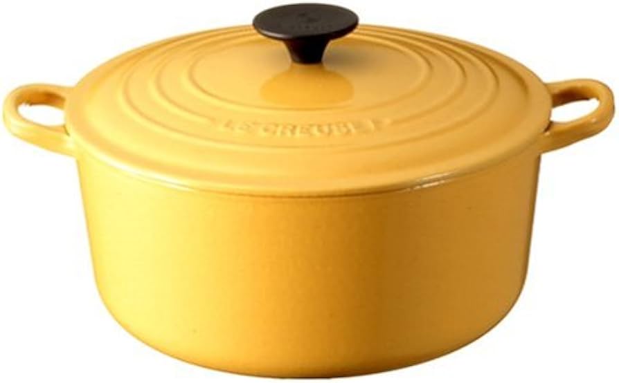 Amazon.co.jp: ルクルーゼ ココット・ロンド 20cm サフランイエロー