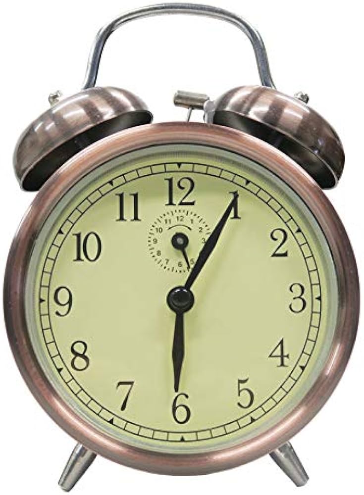 Amazon.co.jp: 懐かし昭和のゼンマイ式レトロ目覚まし時計 : ホーム