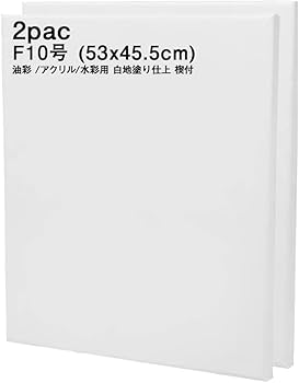 Amazon | 【JPart&craft】キャンバス F10号 (53x45.5cm) 2枚 包み張り