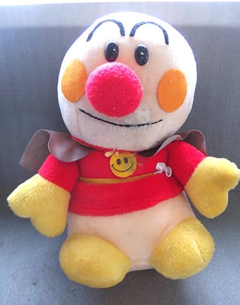 Amazon.co.jp: 490072sアンパンマンぬいぐるみ 全長48cm品メーカーロゴ