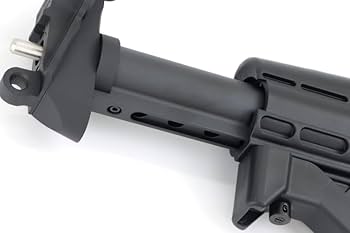 Amazon.co.jp: VFC製 M249 ガスガン対応 5段階伸縮 コラプシブル