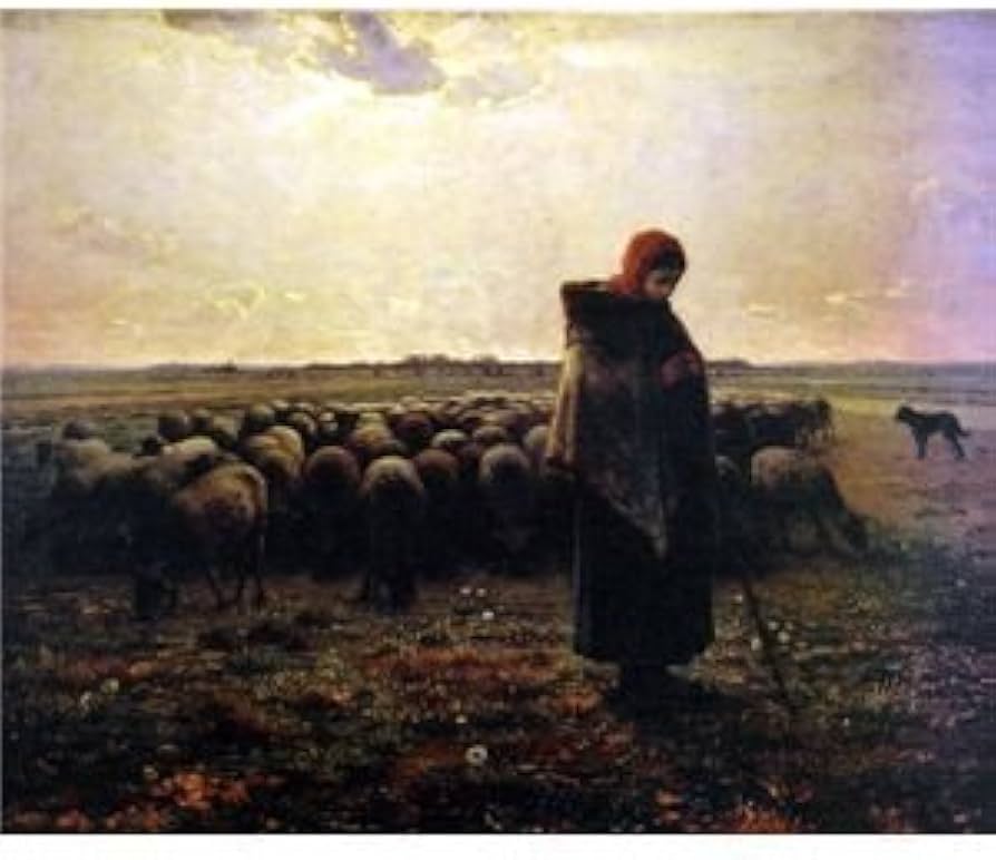 Amazon.co.jp: 世界の名画シリーズ、プリハード複製画 ジャン