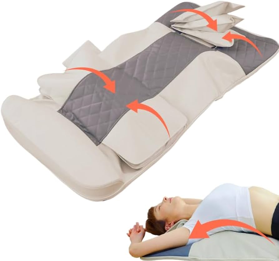 Amazon | 【TVで紹介】寝ながらストレッチ 温熱 立体エアーマット