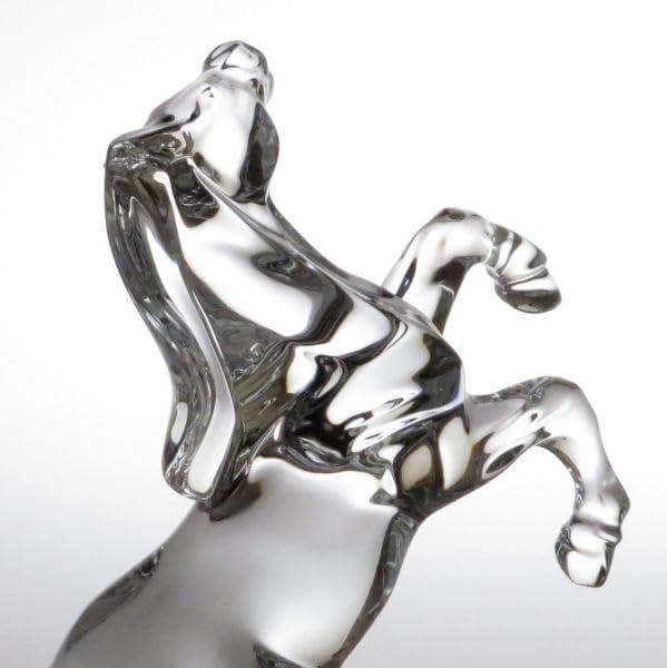 Amazon | バカラ フィギュリン いななく馬 置物 馬 オーナメント