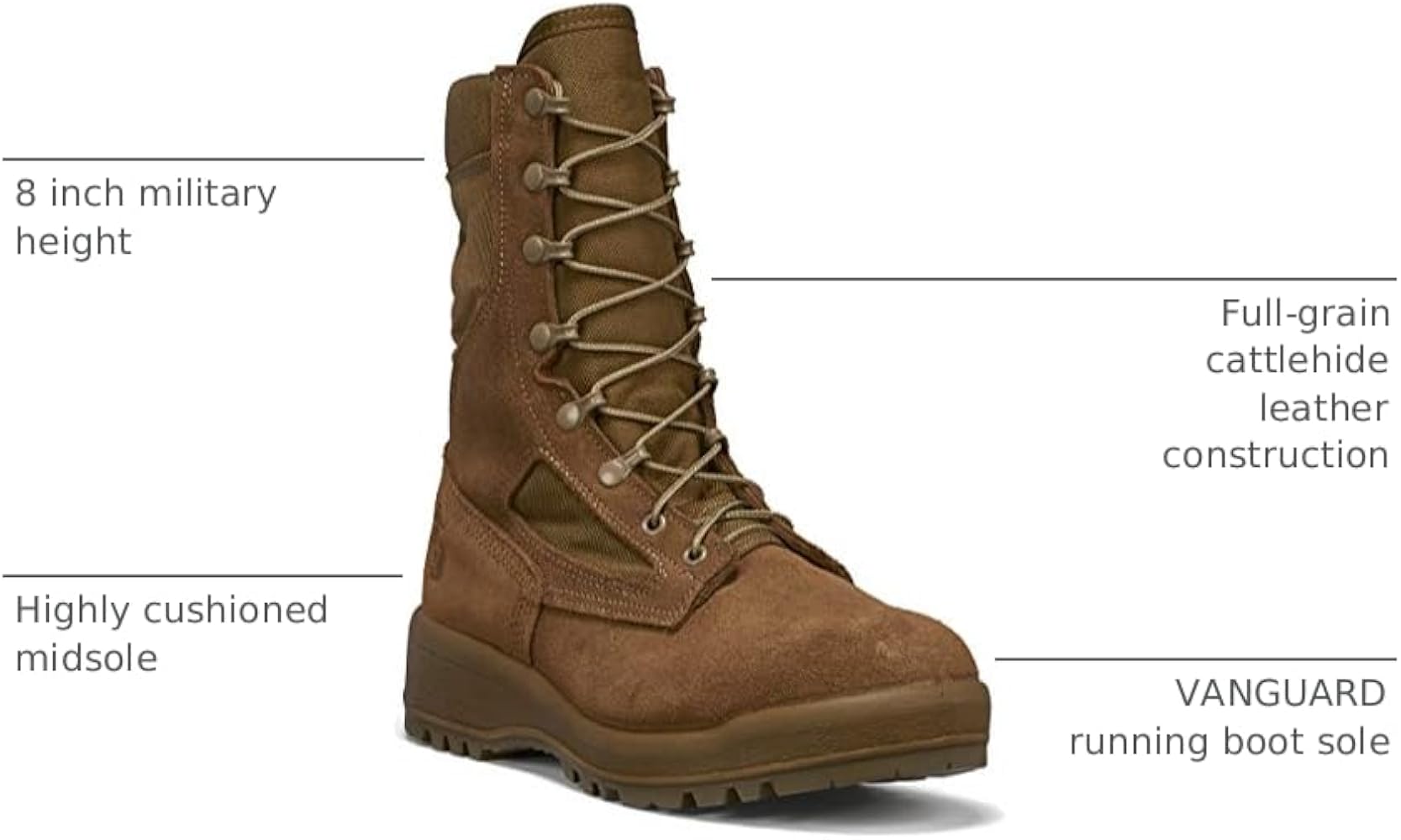 Amazon.com: Belleville Men's 500 USMC Military Boot - Waterproof