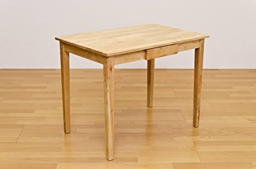 Amazon｜木製テーブル 90×60 BR/NA/WW ナチュラル (umt9060na