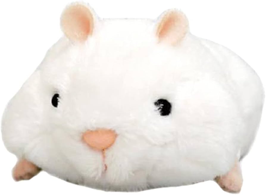Amazon.co.jp: モンスイユ ぬいぐるみ ハムスター ホワイト ボンボン