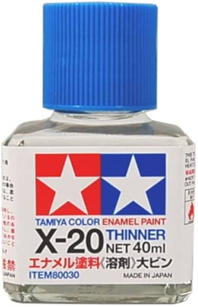 Amazon.co.jp: タミヤ(TAMIYA) カラー エナメル X-20 溶剤 大びん 40ml
