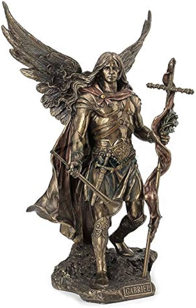 Amazon.co.jp: 14インチ 聖大天使ガブリエル像 像 サントエンジェル