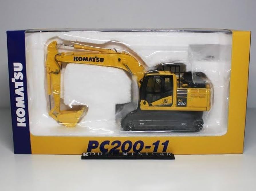 Amazon.co.jp: ミニチュア 1/50 コマツ KOMATSU 油圧ショベル PC200-11