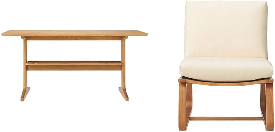 Amazon｜無印良品 リビングでもダイニングでもつかえるテーブル・2