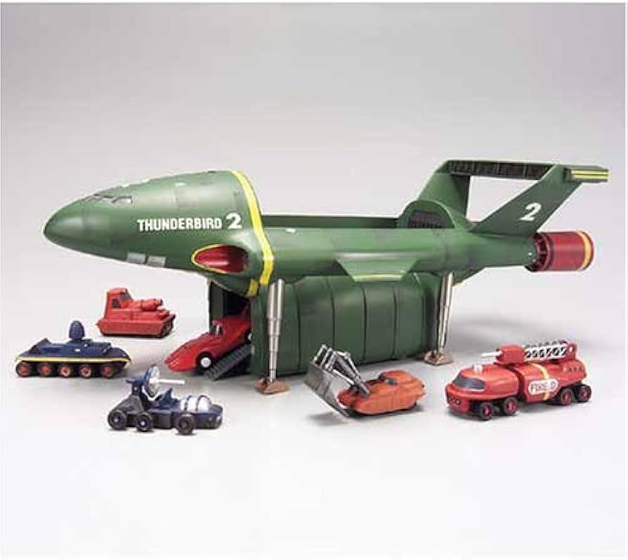 Amazon | 青島文化教材社 1/350 サンダーバード2号&伸縮脚セット