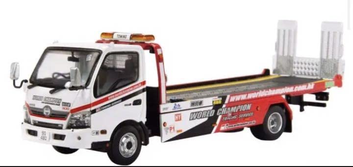 Amazon | タイニーTINY 日野300 積載車 キャリアカー フラットベッド 1